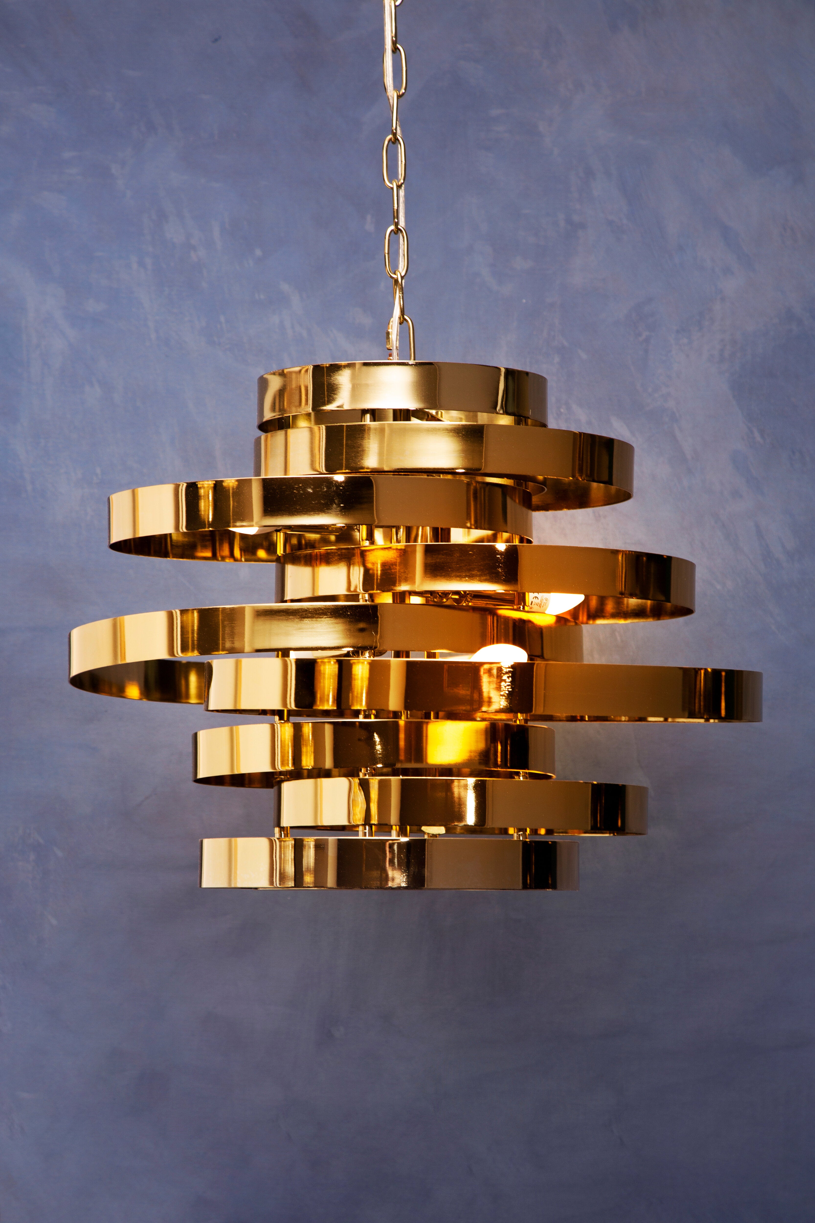Loma 4 Bulb Gold Finish Pendant Light